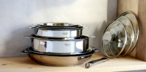 Casseroles en inox Cristelle